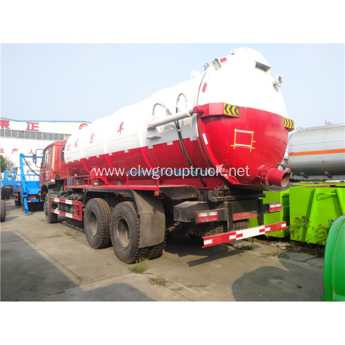 Dongfeng 6x4 suction vacuum truck for sale